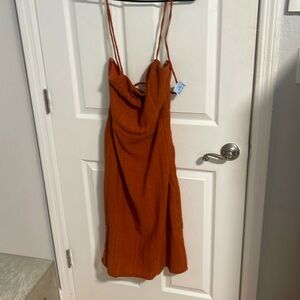NWT Dark orange dress